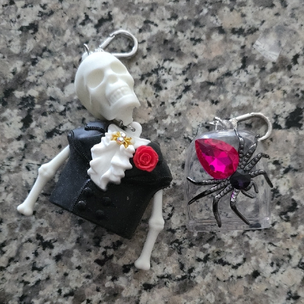 Skeleton and Spider Pocketbac Holders